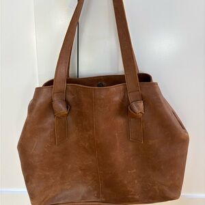 Able utility large Rachel bag in whiskey